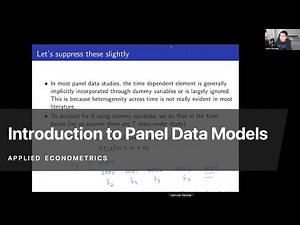 Introduction to Panel Data Models