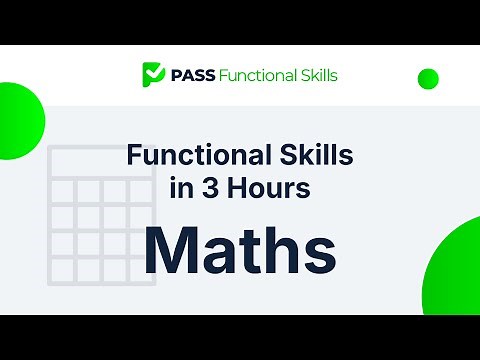 Functional Skills Maths Level 2 in 3 hours!
