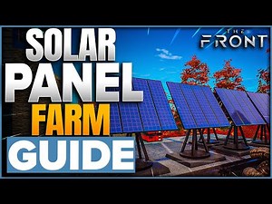 How To Setup A Solar Panel Farm In The Front