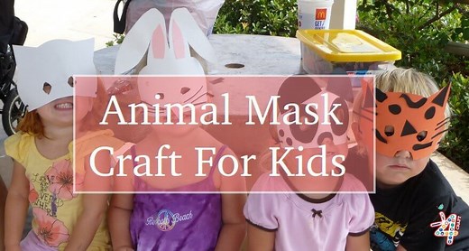 DIY Simple Animal face mask Craft Ideas for kids