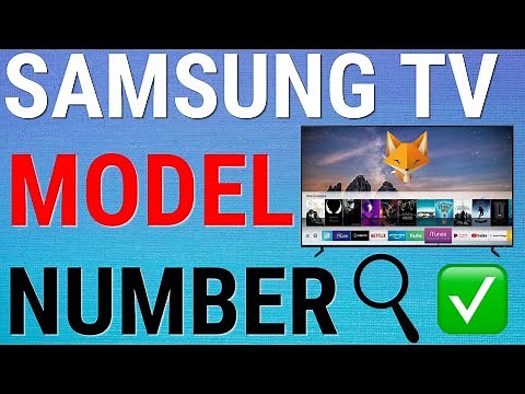 How to Find Samsung TV Product Model Numbers Fast