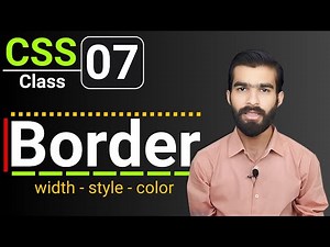 CSS Tutorial: CSS Border Property | CSS full course for beginners | Class 7