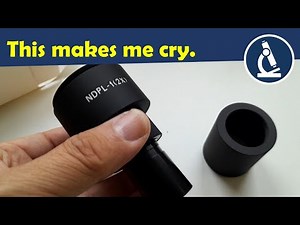 Microscope camera adapter with some issues 🔬