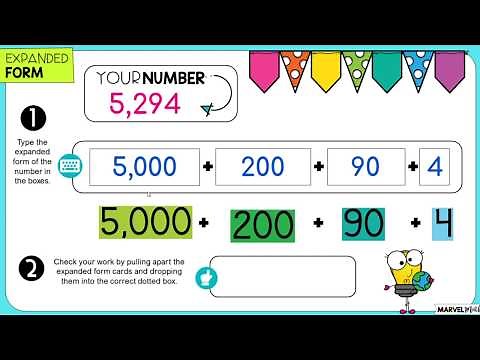 Expanded Form for Numbers up to 100,000