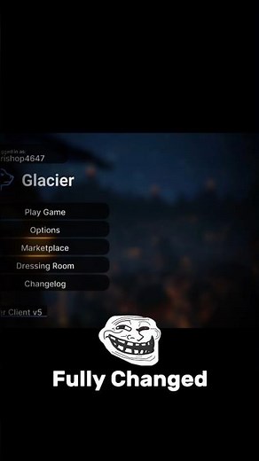 Glacier Client V5 for MCPE 1.21+ | FPS Boost, Mod Menu 🔥 #minecraft #shorts