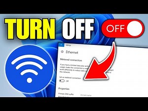 How To Turn On & Off Metered Connection In Windows 11