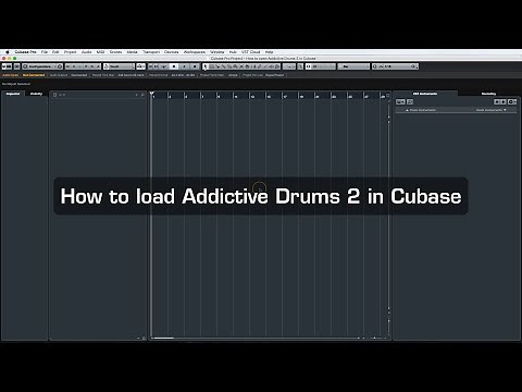How to load Addictive Drums 2 in Cubase