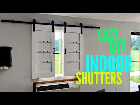 DIY Indoor Shutters for under $200