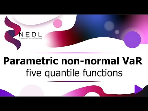 Parametric Value-at-Risk (VaR) beyond normality: five quantile functions (Excel)