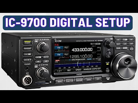 Icom IC-9700 SETUP for WSJT/Digital Modes (Easy and Simple)