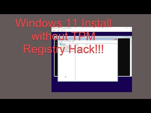 Install Windows 11 without a TPM with a registry hack!