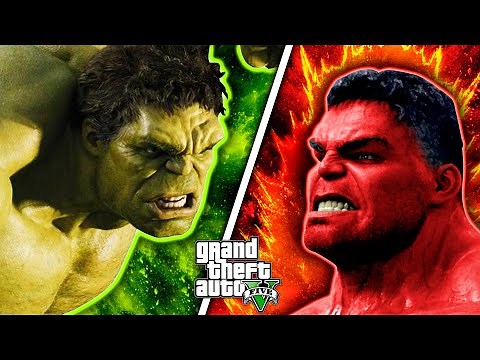 HULK VERDE vs HULK ROJO - ¿QUIÉN ES EL MEJOR? - GTA 5