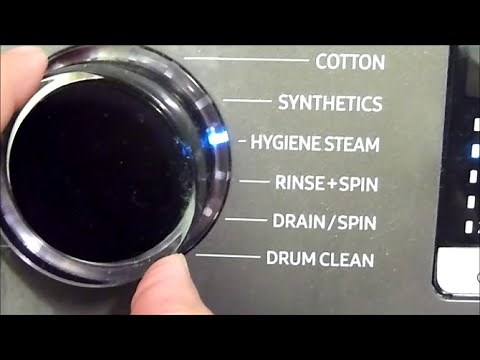 SAMSUNG ECO BUBBLE WASHING MACHINE - HYGIENE STEAM CYCLE
