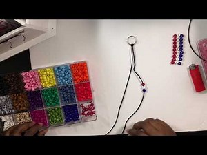 Simple Beaded Keychain DIY |turourl