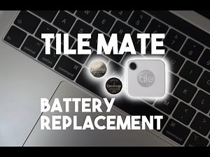 How to replace your Tile Mate battery (2018 and 2020) - Easiest Method! CR1632