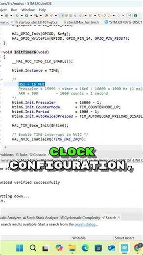 Mastering STM32 Timer Interrupts #shorts