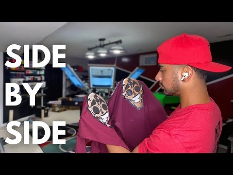 Screen Printing VS Heat Press The Real Side By Side Difference!