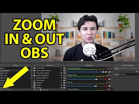 OBS Camera Zoom In & Out Hotkey