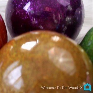 404K views · 1K reactions | How to transform clear glass ornaments with Pledge. | Hometalk | Facebook