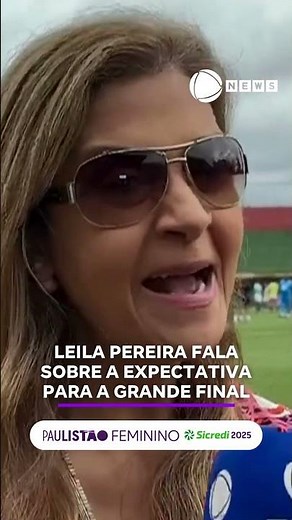 Leila comenta expectativa para a final do Paulistão Feminino. 📲 #RecordNews #ElasComABola ⚽ #Shorts