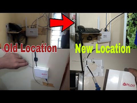 How I move PLDT Wifi Modem to New location