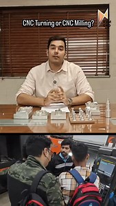 40K views · 1.7K reactions | CNC Turning or CNC Milling? Which one to...