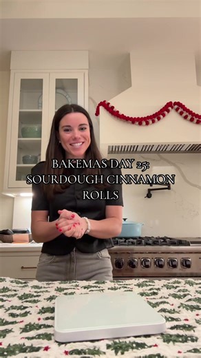 Sourdough Cinnamon Rolls for Merry Christmas