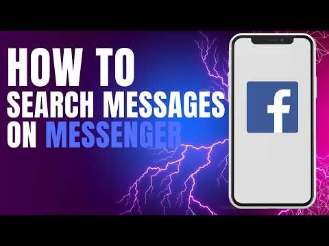 How to Search Messages on Messenger