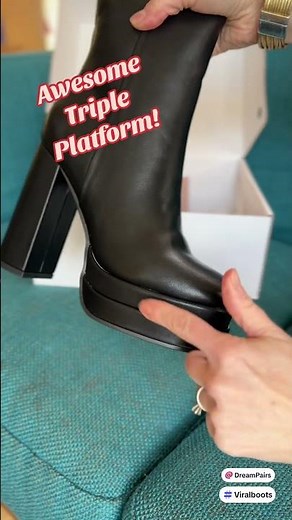 Are these viral platform boots worth the hype? Dream Pairs Y2K inspired women's boots high heeled