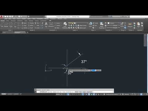 Angular line Dimensions in AutoCad | Dimensions in AutoCad | Check Angle in AutoCad