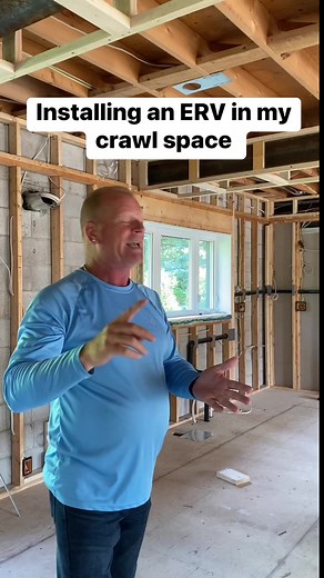 688K views · 3.1K reactions | Installed an ERV in my crawl space. Most of you know what an HRV is. Energy Recovery Ventilators (ERVs) manage the moisture in the air being pulled into your home. For example when the humidity level is low in winter, ERV systems limit the amount of moisture expelled from your home. #healthyhomes #HolmesatHome Panasonic North America Panasonic Breathe Well | Mike Holmes | Facebook