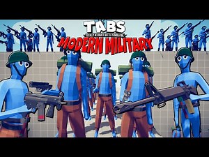TABS New MODERN MILITARY Faction! - Totally Accurate Battle Simulator Custom Unit Update