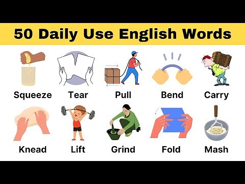50 Daily Use English Words with Examples | Common English Vocabulary