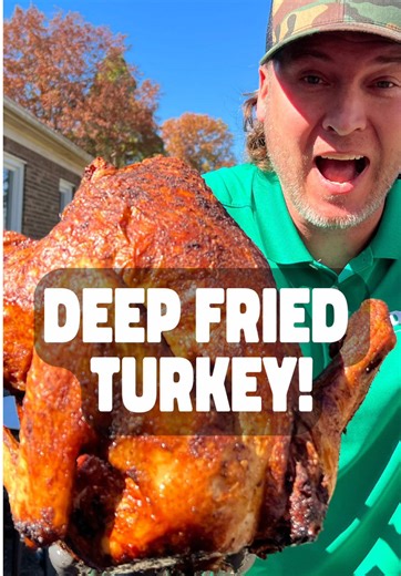 If you want to deep fry a turkey this year for Thanksgiving follow these steps! 🍗 🔥