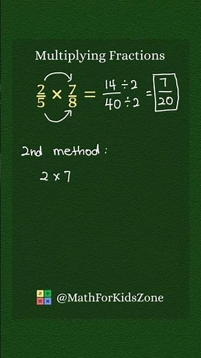 Multiplying Fractions | How to Multiply Fractions ✅💯 #5thgrade #math #fraction #multiplication