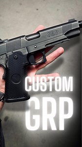 25K views · 1.1K reactions | Anything but entry-level // The Nighthawk GRP makes for a great template for custom builds // This customer opted to make it a double stack with a threaded barrel and smoked nitride finish// How would you build yours? | NIGHTHAWK CUSTOM FIREARMS | Facebook