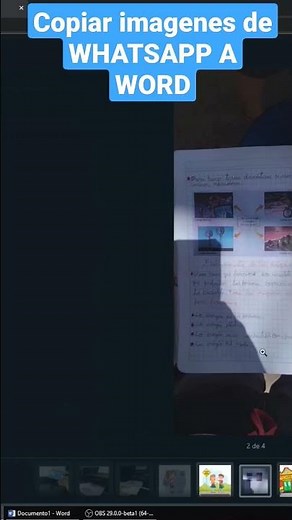 copiar imágenes de WhatsApp a Word e imprimir