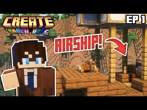 I Made a Working Airship in Minecraft! (Create: Eureka!)