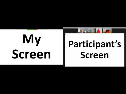 Share Multiple Screens Simultaneously in Zoom