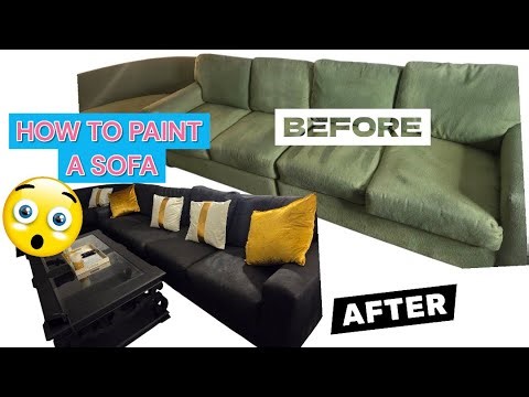 HOW TO PANIT UPHOLSTRY FURNITURE SOFA