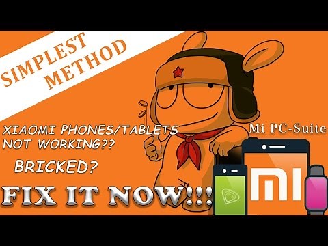Fix/Unbrick Mi Devices | SIMPLE & EASY | With Mi PC- Suite