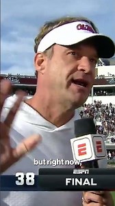 Ole Miss likely locked in a spot in the CFP with the win but Lane Kiffin still has LSU on his mind 👀