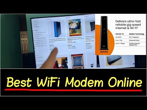 ✅Best WiFI Cable Modem Arris SBG8300 | 2,800 sqft Coverage | Fast Reliable Internet Wi-Fi up to 1GB