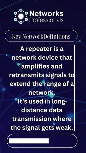 What is a Repeater in Networking? | Simple Explanation
