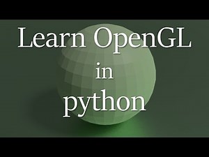 OpenGL in python e01 - installing the dependencies and creating a glfw window