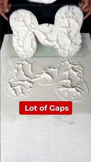 Perfect way to apply tile adhesive on the surface.