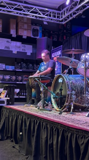 Rich Redmond on Instagram: "Demonstrating the power of owning a Latin Percussion djembe. By using various parts of the hand, brushes and rods… you can emulate Loops, Drums and a percussionist. Portable and Powerful!!! Artists will LOVE that you can emulate their tracks in a soft environment like coffee shops, writers nights and unplugged showcases and gigs. The sky is the limit! Footage from my recent clinic at The Guitar Center in Brentwood, TN. @lpmusicofficial #latinpercussion #guitarcenter #