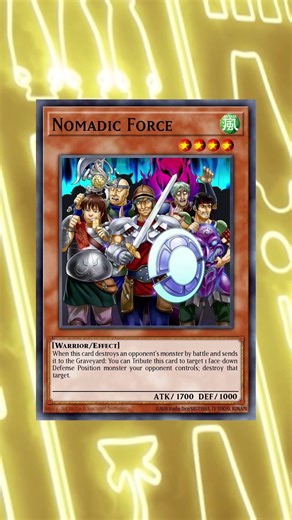 This CLASSIC Warrior Monster Needs His Own Deck In Yu-Gi-Oh! #shorts
