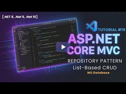 Repository Pattern Explained | List-Based CRUD in ASP.NET MVC (Beginner to Pro)