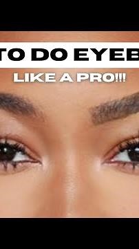 HOW TO : QUICK & EASY EYEBROW TUTORIAL FOR BEGINNERS !!!!